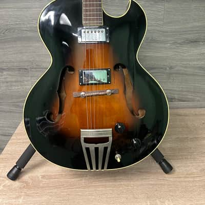 RARE Epiphone Triumph 1938 Tobacco Burst Hollow Body Electric Guitar #2709 image 3