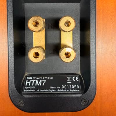 B&W HTM7 700 Series Speaker, Cherry Finish #4 image 5
