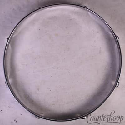 *Ludwig 15" 8-Lug Snare/Tom Drum Batter Rim/Hoop Steel COS Vintage 60s Marching* image 4