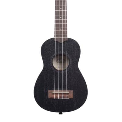 Kala KA-15S-BLK Mahogany Soprano Ukulele - Black Satin image 2