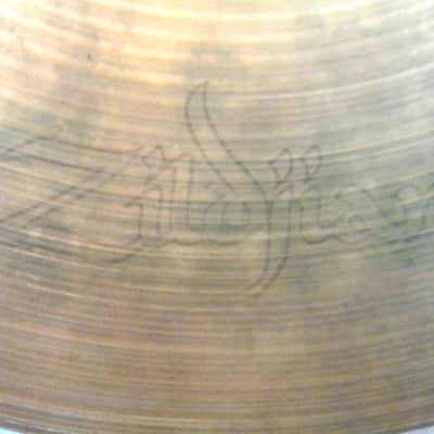 20" Zildjian Avedis Hollow Logo Sizzle Ride Cymbal w/Rivets 1970s - Vintage image 2