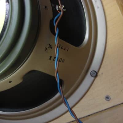 Marshall 1960A 4x12 Cabinet 1971 Celestion G12M T1221 75hz Pulsonic Cone Greenback RARE All Original image 7