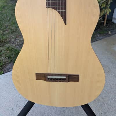 Antonio Pinto Carvalho 1S-MX Side Hole Classical Guitar - Naturtal image 5