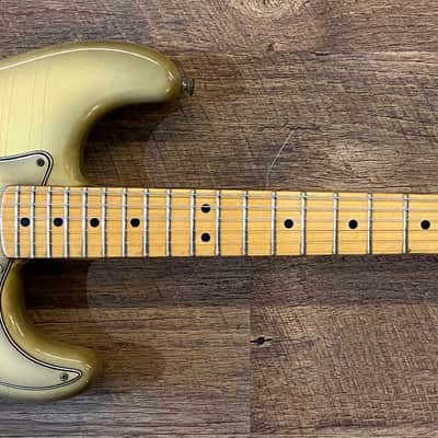 1979 Fender Stratocaster Hardtail Antigua Burst Finish Electric Guitar with Hardshell Case image 2