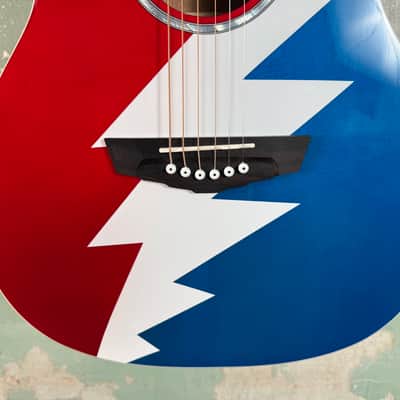 D'Angelico Premier Limited Edition Grateful Dead Tammany Acoustic Electric Guitar w/Gigbag #0704 image 3