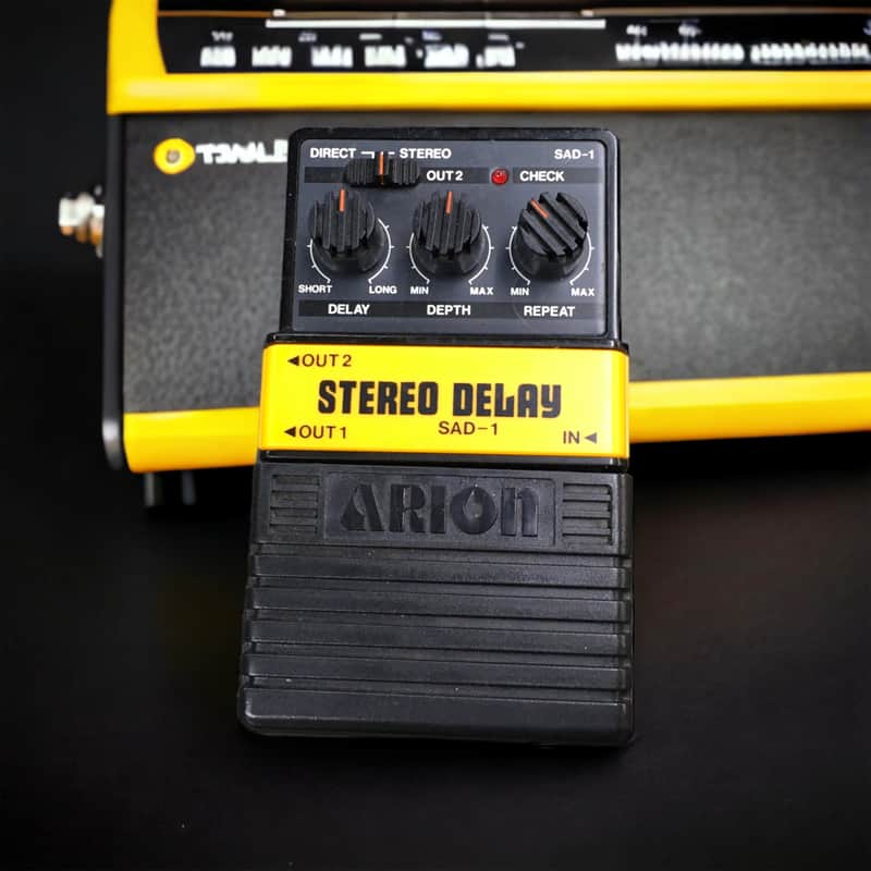 Arion SAD-1 Stereo Delay 1980s - Yellow image 1
