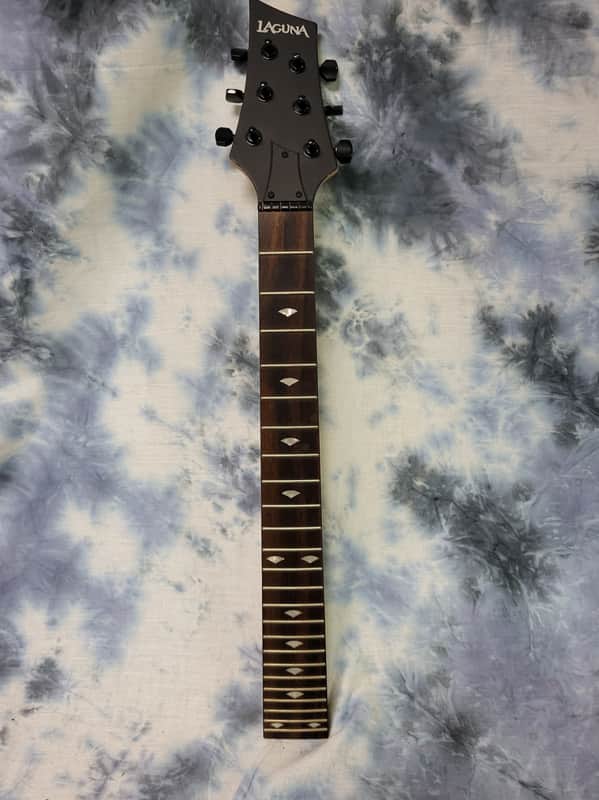 Laguna Short Scale Electric Guitar Project Neck Truss Rod Cover Nut Tuners Luthier Parts image 1