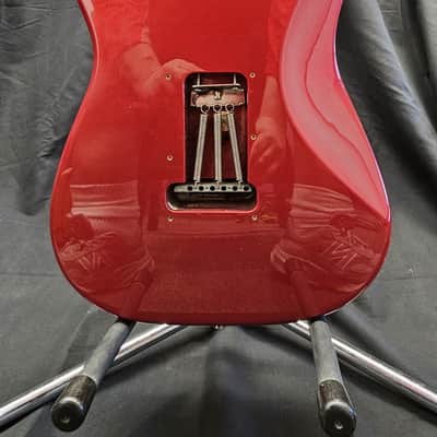 Fender Squier Stratocaster Electric Guitar Made in Mexico - Red image 5