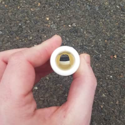 Greg Weir .075" white alto sax mouthpiece image 4