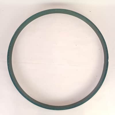 22"x1 5/8"x3/8" Bass Drum Hoop/Rim Vintage Black Paint No Inlay Channel image 5