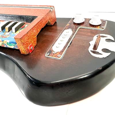 Awesomesauceguitars electric taishogoto benjo handmade out of vintage parts electrified experimental music instrument The buzz of bees 2026 - Sunburst image 4