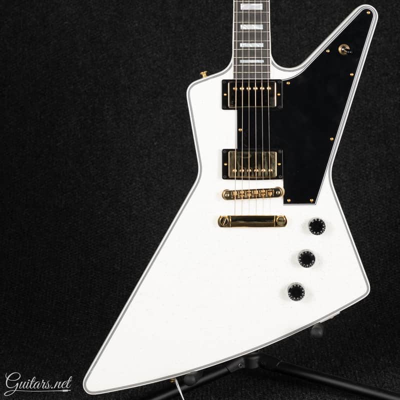 Gibson Custom Shop Explorer Custom - Alpine White Sparkle