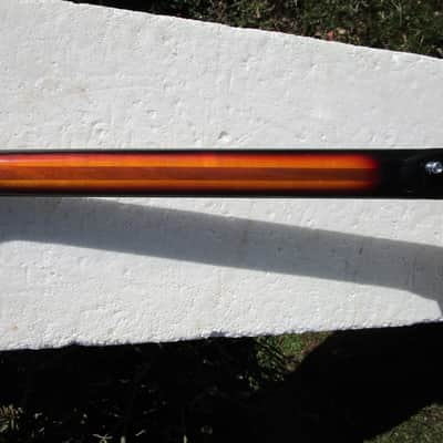 Beatle Bass Copy, 1960's, Japan, Scroll Headstock, Sunburst, Case image 13