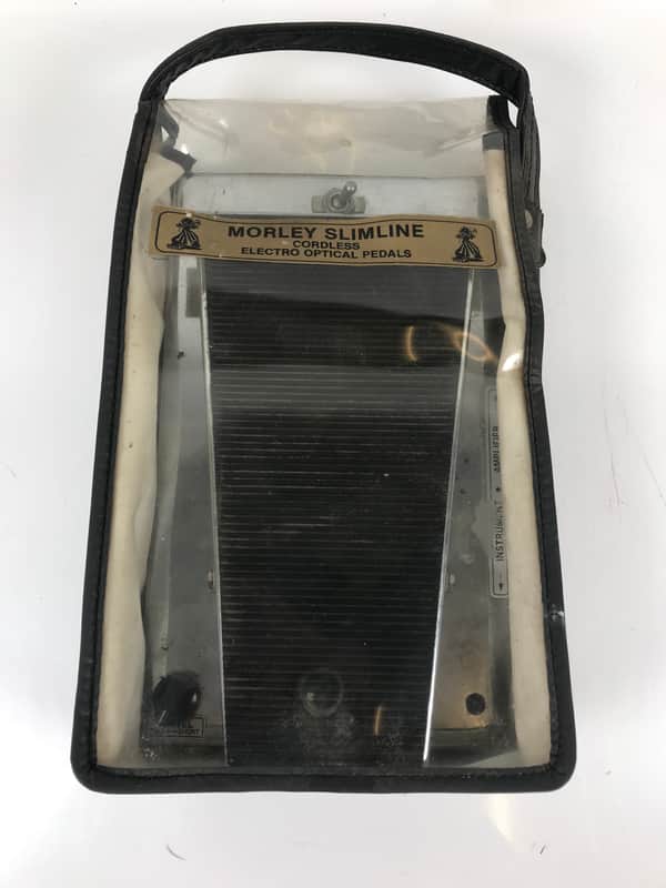 Vintage Morley Slimline Volume Pedal Black Model SLVO image 1