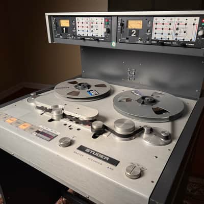 Studer A80-VU II 1/2" 2-Track Master Recorder + 1/4" Headstack | NAB | 15/30 IPS image 1