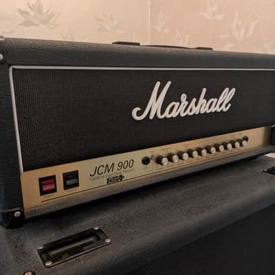 Marshall JCM 900 100W Hi Gain Dual Reverb Amp & Cab [Mid-1990s - Black] image 2