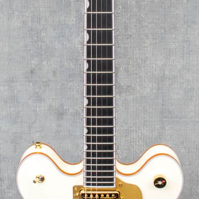Gretsch Falcon Center Block LTD with String-Thru Bigsby and Gold Hardware Vintage White image 7