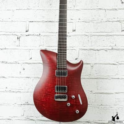 Relish Jane Hollowbody Electric Guitar - Bordeaux Flamed Maple image 3