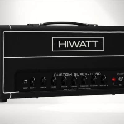 Hiwatt Super-Hi 50W Tube Guitar Amp Head Custom Super-Hi 50 image 1