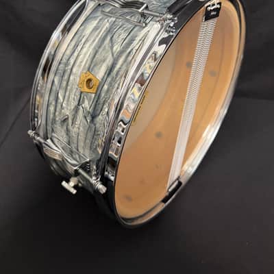 Ludwig Pioneer Snare Drum 14" x 5" 1968 - Sky Blue Pearl image 19