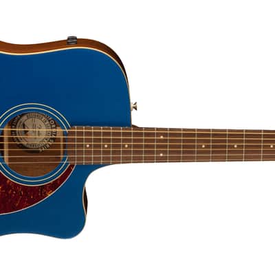 Fender California Redondo Player Dreadnought Acoustic Electric, Lake Placid Blue image 3