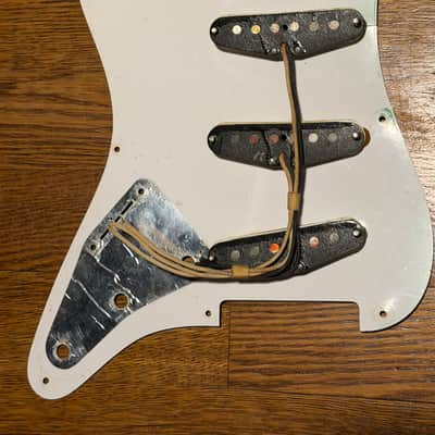1982 1983 Fender Stratocaster V57 Fullerton Pickup Set & Pickguard image 3