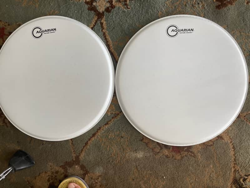 Aquarian TC14-U 14" Texture Coated Drum Head 2010s - White Coated image 1