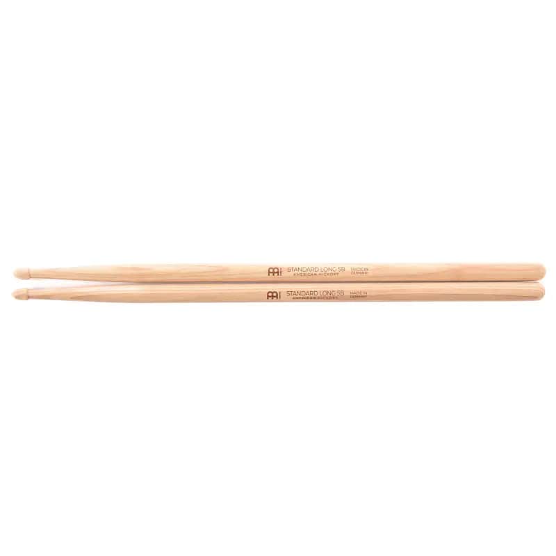 Meinl SB104 Standard Long 5B Wood Tip Drum Sticks image 1