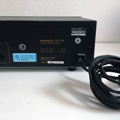Rare Nakamichi CR-2A Cassette Tape Deck 2 Head Tested and Works Perfect Audiophile image 11