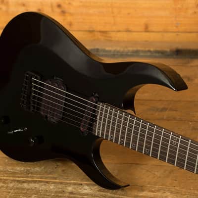 Schecter Sunset-7 Triad - Ebony - Gloss Black - 7-String image 5