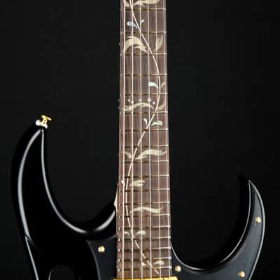 Ibanez Steve Vai Signature PIA3761 Electric Guitar - Onyx Black Surreal Black Dual Fade Gloss image 9
