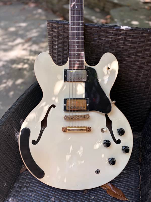 Gibson ES-335 Dot 1986 - 1990 - White image 1