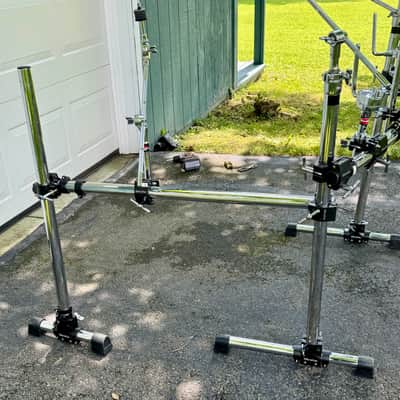 Gibraltar 2 sided Curved Drum Rack with Boom Arms Tom Arms Memory Locks image 5