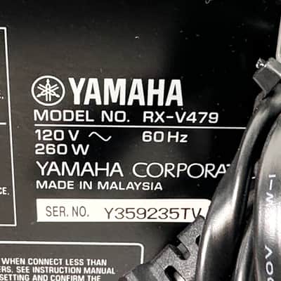 Yamaha RX-V479 5.1 Channel 4K Ultra HD AV Bluetooth Home Theater Stereo Receiver image 11