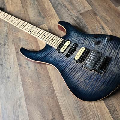 Suhr Modern Pro M6 - Faded Trans Whale Blue Burst image 5