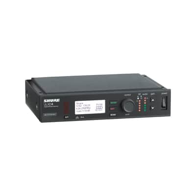 Shure ULXD4=-V50 Single Digital Wireless Receiver with PS41US Power Supply, 1/2 Wave Antenna and Rack Mounting Hardware image 10