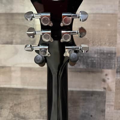 Schecter Synyster Gates Syn AC-GA SC Acoustic Guitar - Gloss Black w/ Silver Pinstripes (3700) image 5