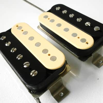 Q pickups 1959 PAF ZEBRA Humbucker VINTAGE CORRECT Clones 59 60 Fits Gibson Greco image 1