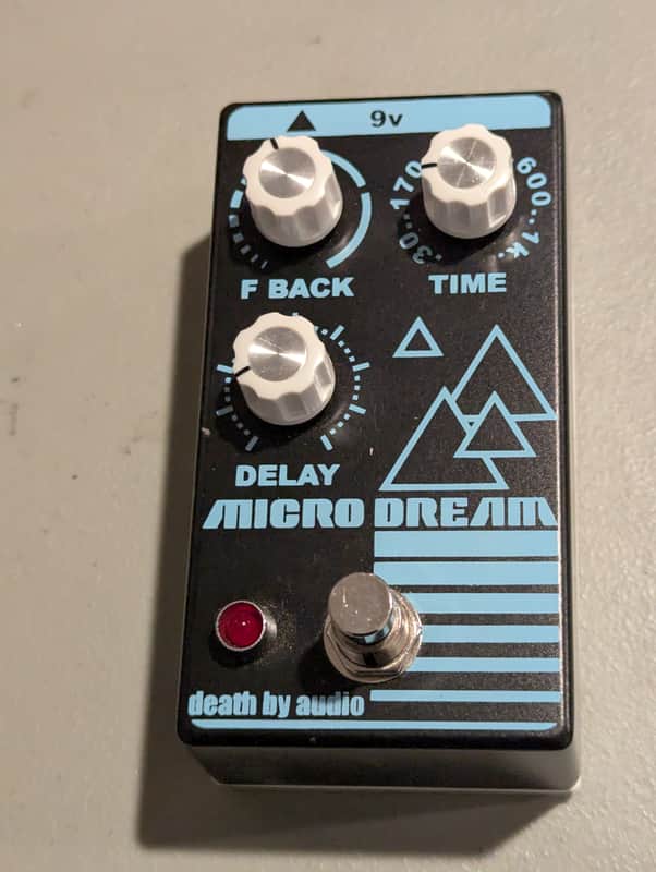 Death By Audio Micro Dream Delay 2010s - Black/Blue image 1