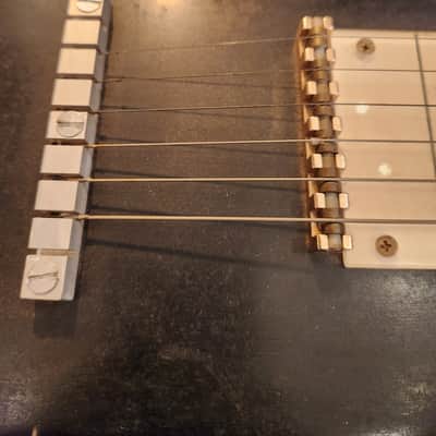 1940’s-50’s Harlin Brothers Vintage 12-String Pedal Steel Guitar Black Very Cool image 6