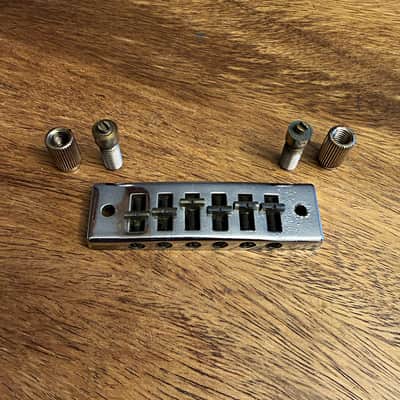Vintage 1974 Gibson SG Harmonica Bridge – Complete w/ Posts & Bushings - SG / L6-S / Marauder / S-1 image 3