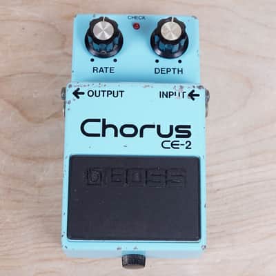 Boss CE-2 Chorus (Black Label) 1986 Blue Made in Japan MIJ ACA image 2