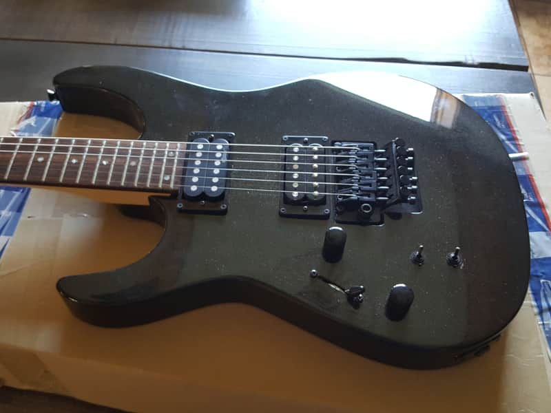 Fernandes Revolver Pro Sustainer  2004 Metallic Black LEFT Handed image 1