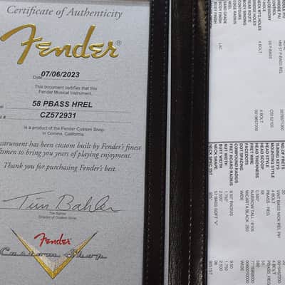 Fender PB 58 Hv-Relic 3TS MN image 15