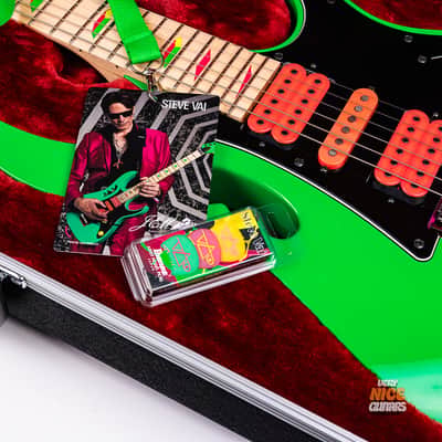 Ibanez JEM777 30th Anniversary Steve Vai - Loch Ness Green image 22
