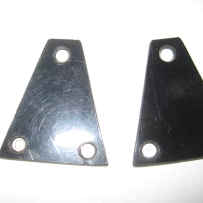 No Name 2 Truss Rod Covers Vintage 1980's image 1