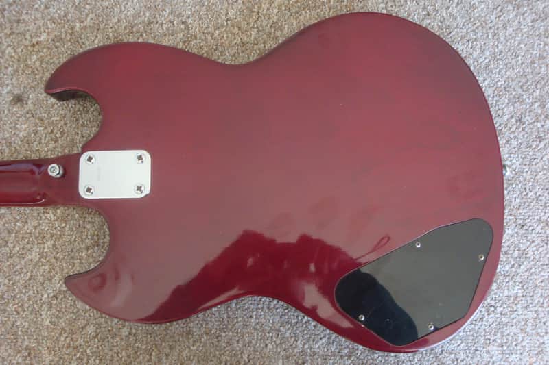 Pearl SG style guitar 1970's Cherry Red Made in Japan | Reverb