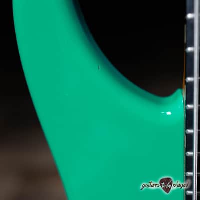 1987 Kubicki Ex Factor 4-String Bass w/ Case – Bahama Green image 4