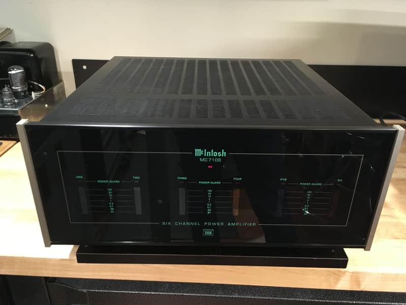 McIntosh MC7106 100-Watt Stereo Solid State Power Amplifier image 1