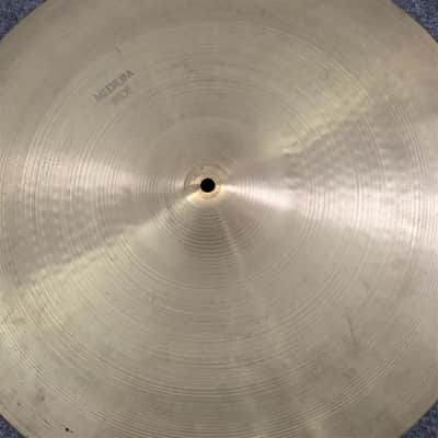 Used Vintage Zildjian A Medium Ride Cymbal 20" 2445 grams - Very Good image 2
